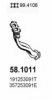 VW 1H0253087A Exhaust Pipe